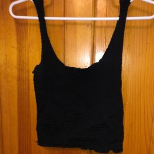 Forever 21 black crop top